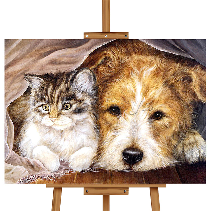 Набор для рисования "Картина по номерам 20*30 см. "Дружба"