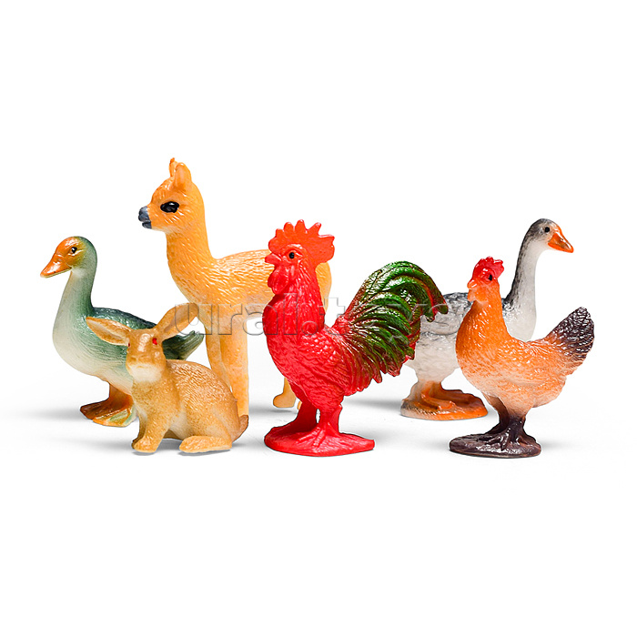 Набор животных "Зоосемья" в пакете