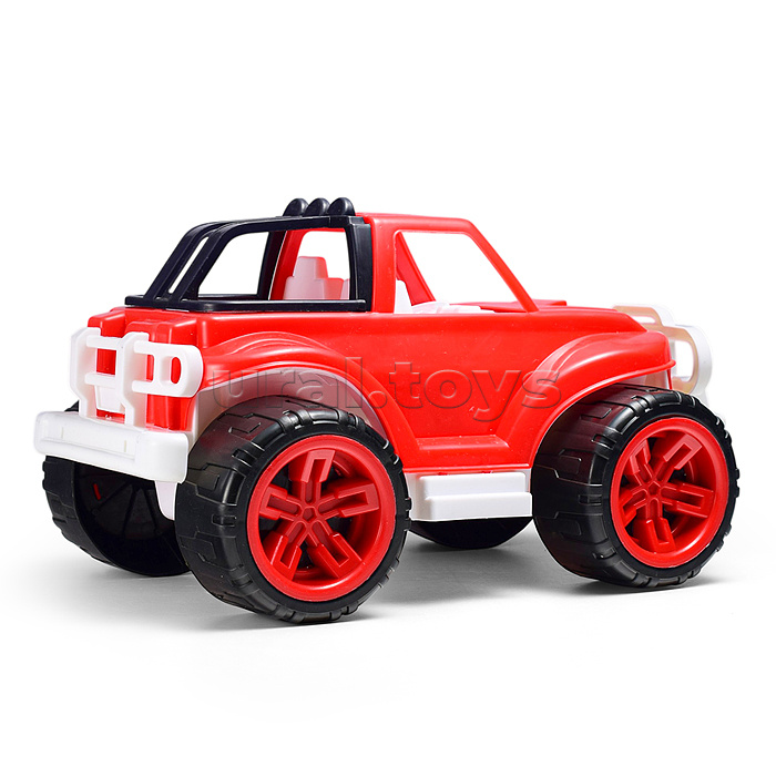 Машина "Джип" красно-черный