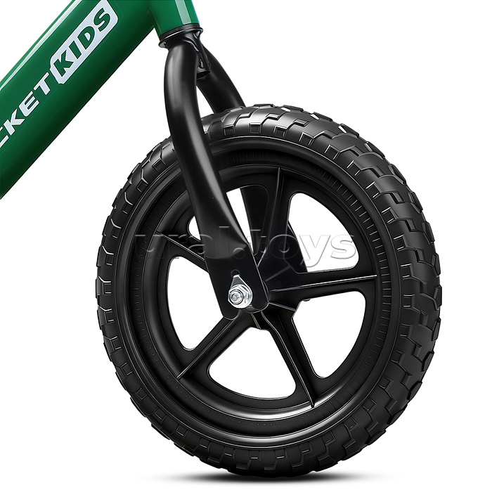 Беговел 12" Rocket, колеса EVA, цвет темно-зеленый