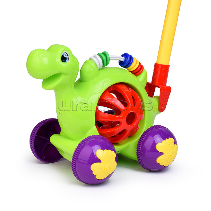 Каталка 513 "Звонкий динозар" в пакете