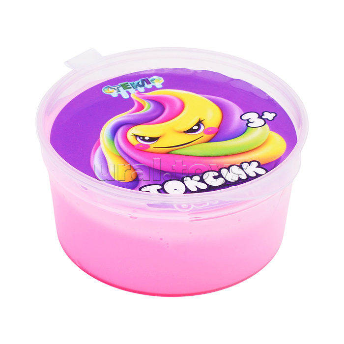 Слайм "Стекло" 30 гр, серия Butter, розовый цвет