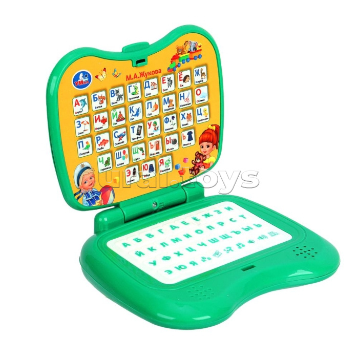 Обучающий компьютер азбука, 100+ песен, стихов и  звуков Жукова М.А. в коробке