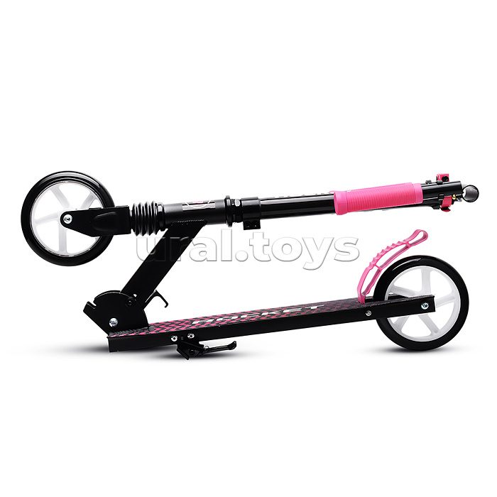 Самокат детский ROCKET, алюминиевый, колеса PU, 145 мм, розовый