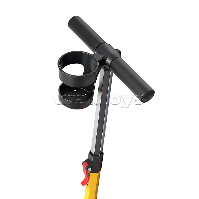 Велосипед трехколесный Rocket 107NEW, колеса EVA 10"/8", цвет желтый