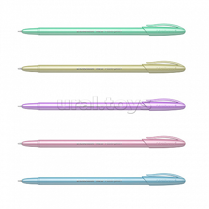 Ручка шариковая Stick Pastel 0.7, Super Glide Technology, цвет чернил синий (в тубусе по 60 шт.)