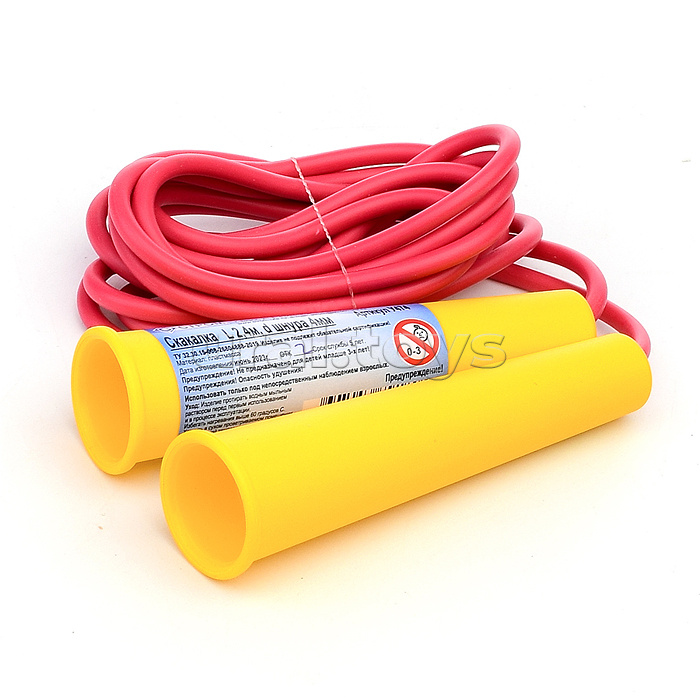 Скакалка 2,4 м, d шнура 4мм