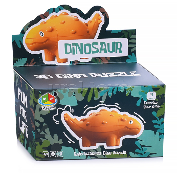 Динозавр-головоломка в коробке