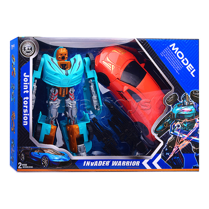 Робот "Inwader Warrion" трансформирующийся, в коробке
