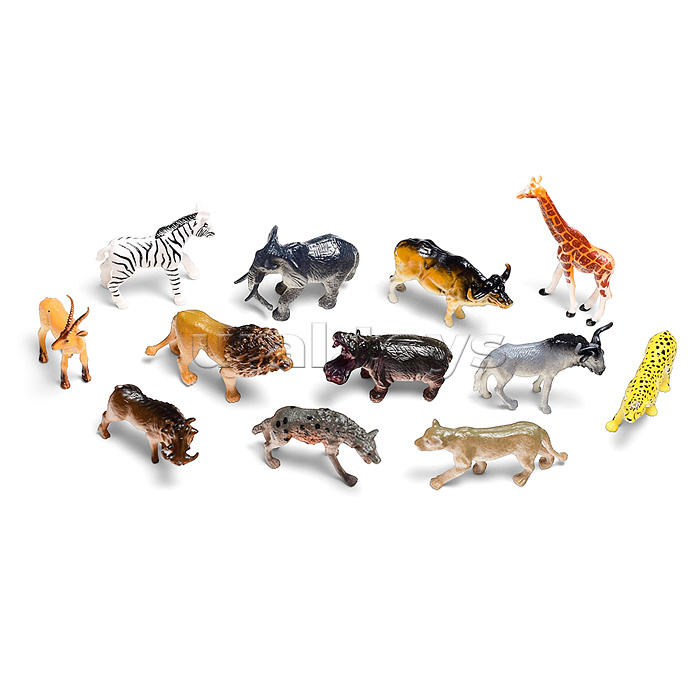 Набор животных "Тропический круг" в пакете