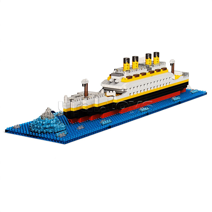 Конструктор "Пассажирский лайнер "Морской гигант" 3D, в коробке