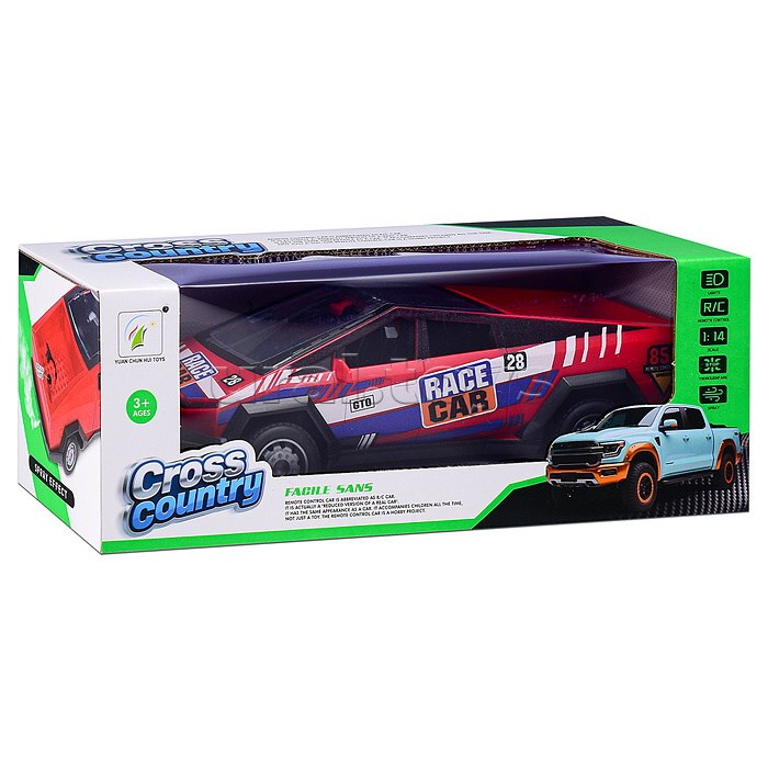 Машина "Спортивный авто" р/у, с дымом, 27 MHz, в коробке