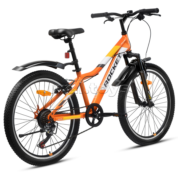 Велосипед 24" Rocket Vela 24 , цвет оранжевый, размер 13"