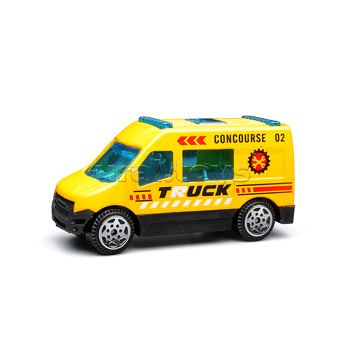 Машина "Городская стройка" металл, в коробке