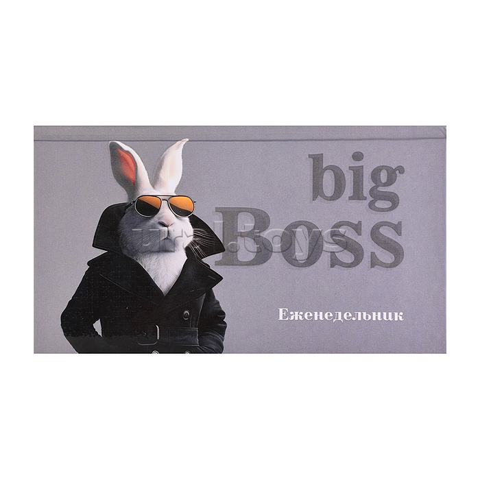 Еженедельник недатированный 64л. "Биг-Босс" 165х90 мм, твёрдый переплёт