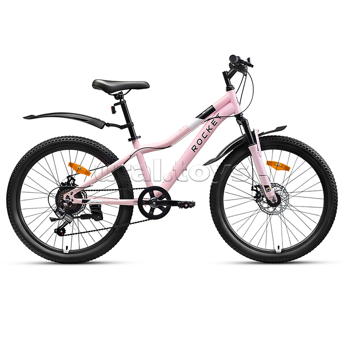 Велосипед 24" Rocket Vela Pro 24 , цвет розовый, размер 13"