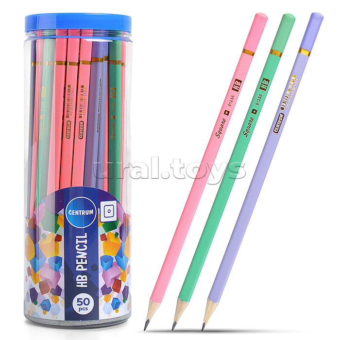 Карандаш HB деревянный, квадратный профиль, заточенный Карандаш HB деревянный, квадратный профиль, заточенный