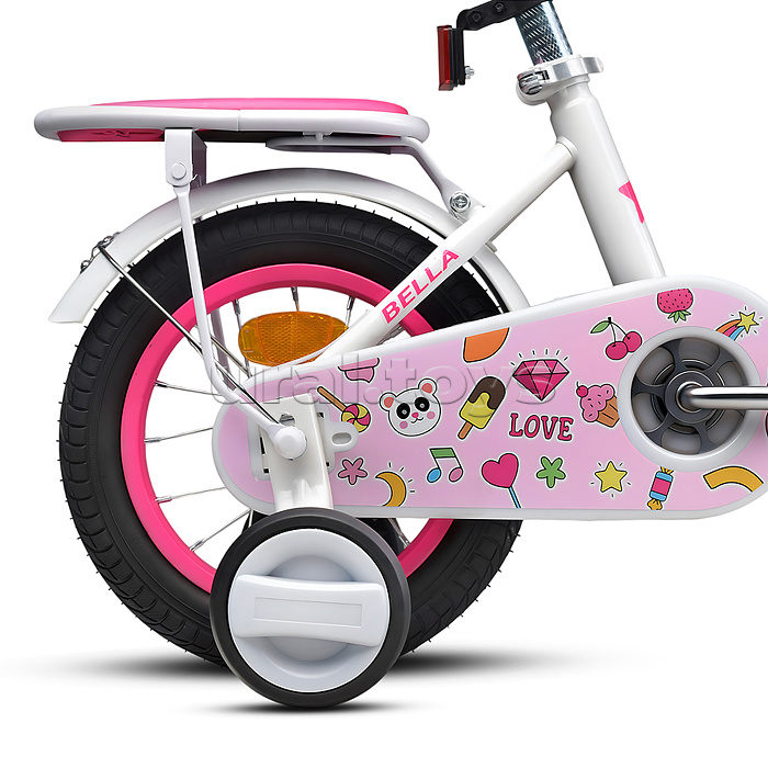 Велосипед 12" Rocket Bella, цвет белый