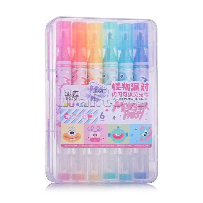 Набор маркеров-выделителей (6 цветов в наборе)