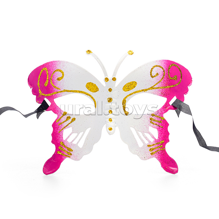 Маска карнавальная "Бабочка" (цвет в ассортименте)