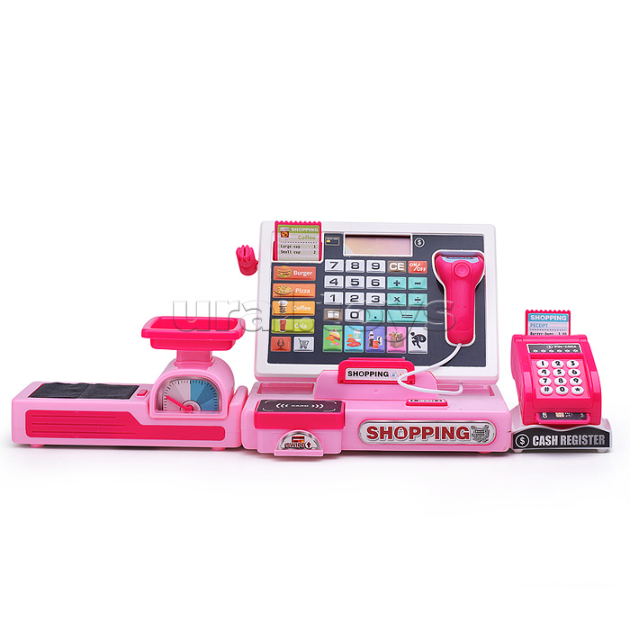Игровой набор "Касса со сканером" с аксессуарами, в коробке