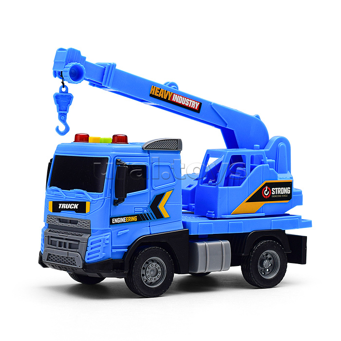 Машина "Кран" 1:20 (свет, звук) в коробке