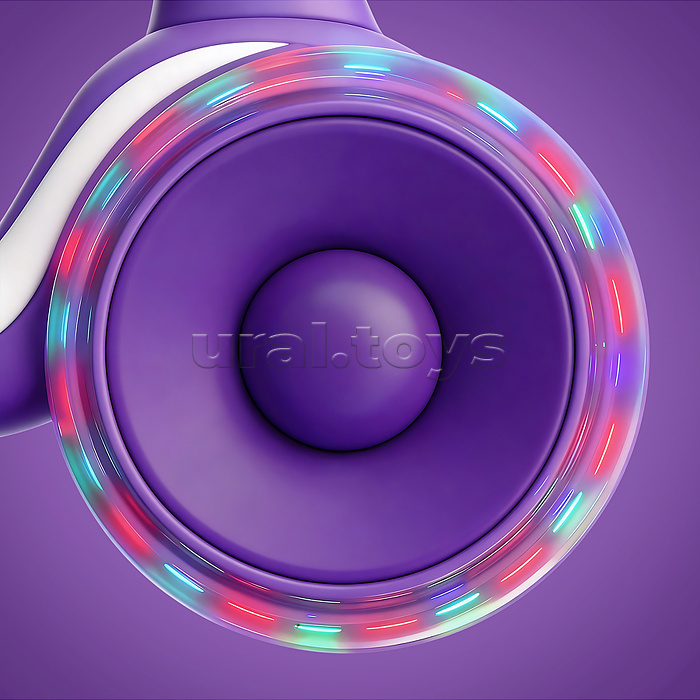 Самокат 3-х колесный ROCKET,колеса PU со светом, цвет фиолетовый