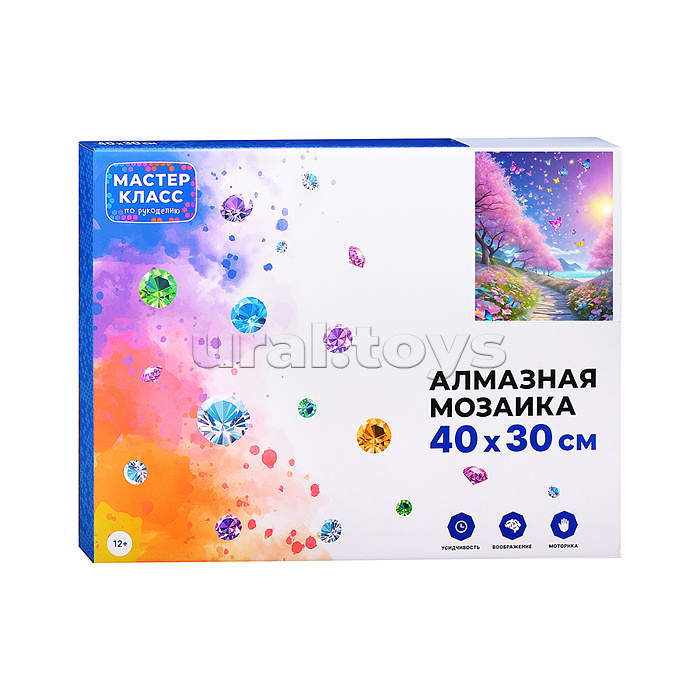 Мозаика алмазная "Зачарованный лес" 30*40см