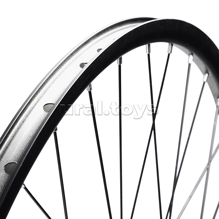Колесо велосипедное 29" переднее, алюминий, диск 6-болт, с гайками