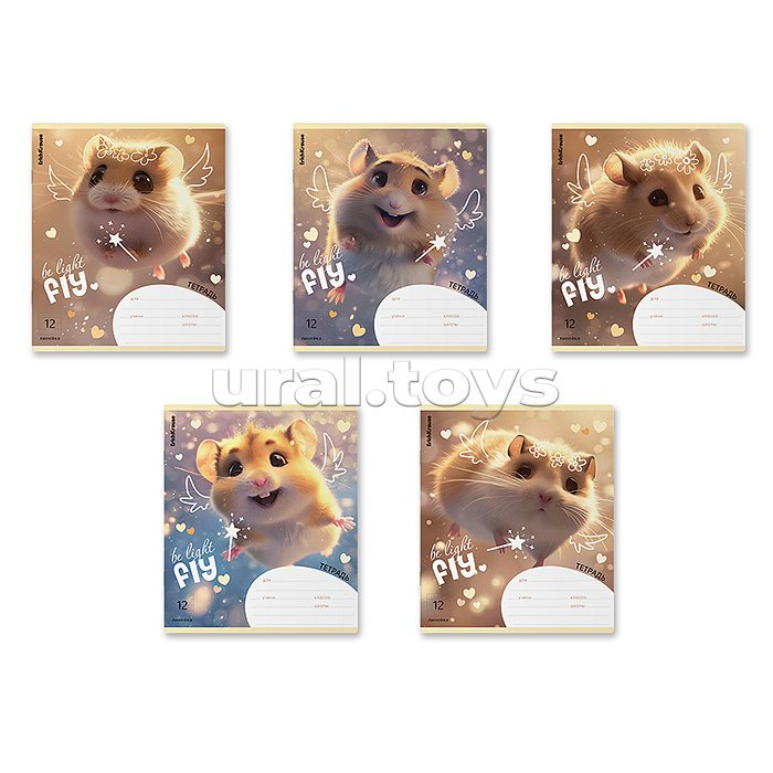 Тетрадь 12л. линейка "Fluffy" Тетрадь 12л. линейка "Fluffy"