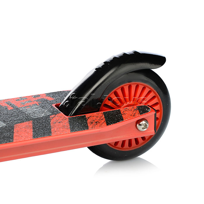 Самокат трюковый 2-х кол., красный, PU, ABEC 7, в коробке