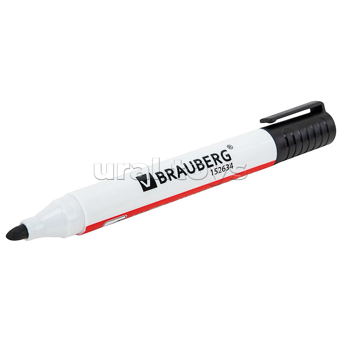 Маркер стираемый для белой доски черный "Ultra whiteboad marker" 3 мм, с клипом