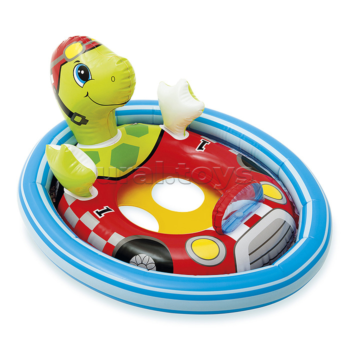 Круг для плавания "Зверюшки", с сиденьем, от 3-4 лет, цвета МИКС, 59570NP INTEX