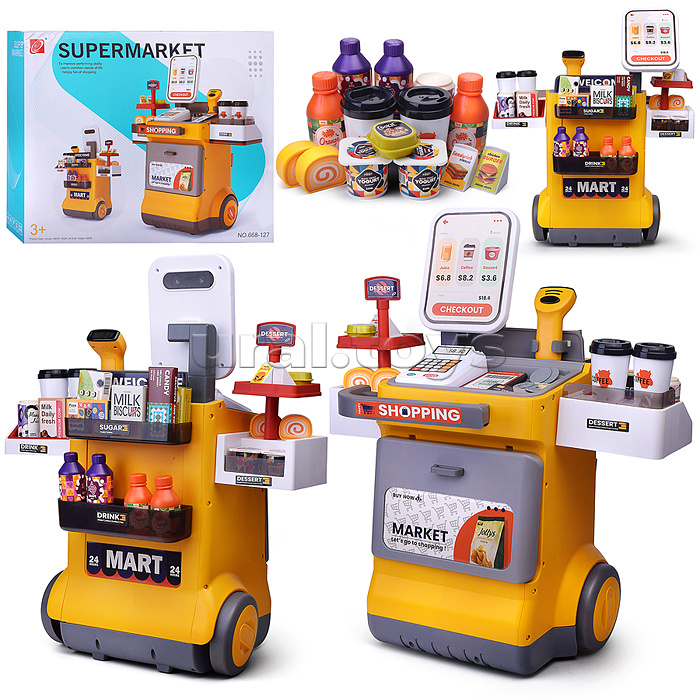 Игровой набор супермаркет "Мини-маркет" (48 предметов) в коробке