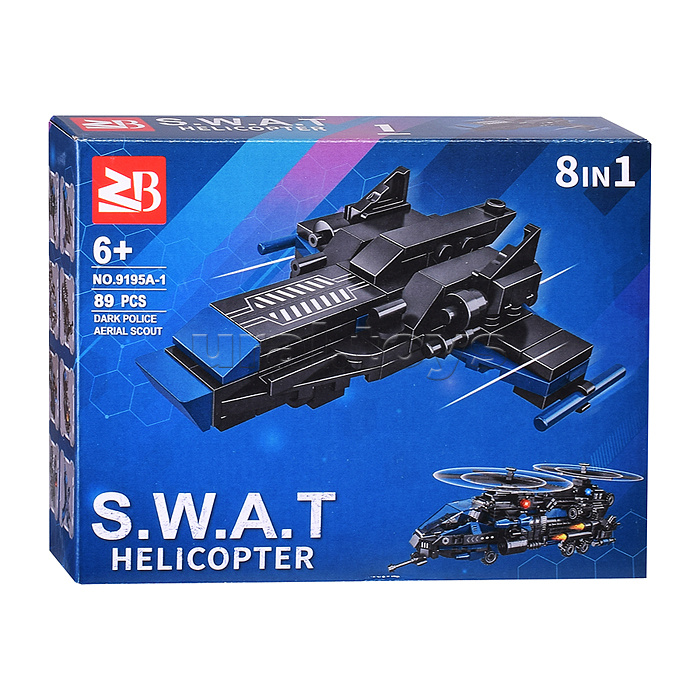 Конструктор "SWAT. Helicopter" 8 в 1, в коробке Конструктор "SWAT. Helicopter" 8 в 1, в коробке
