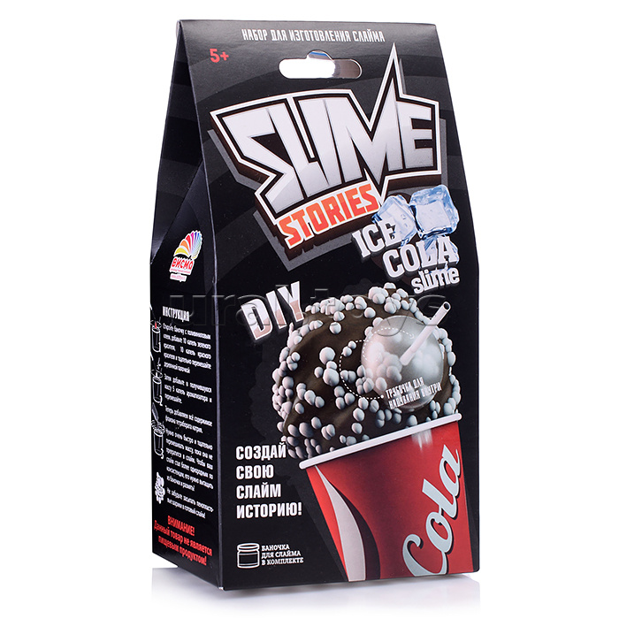 Набор для опытов и экспериментов серия "Юный химик" Slime Stories. Ice cola.