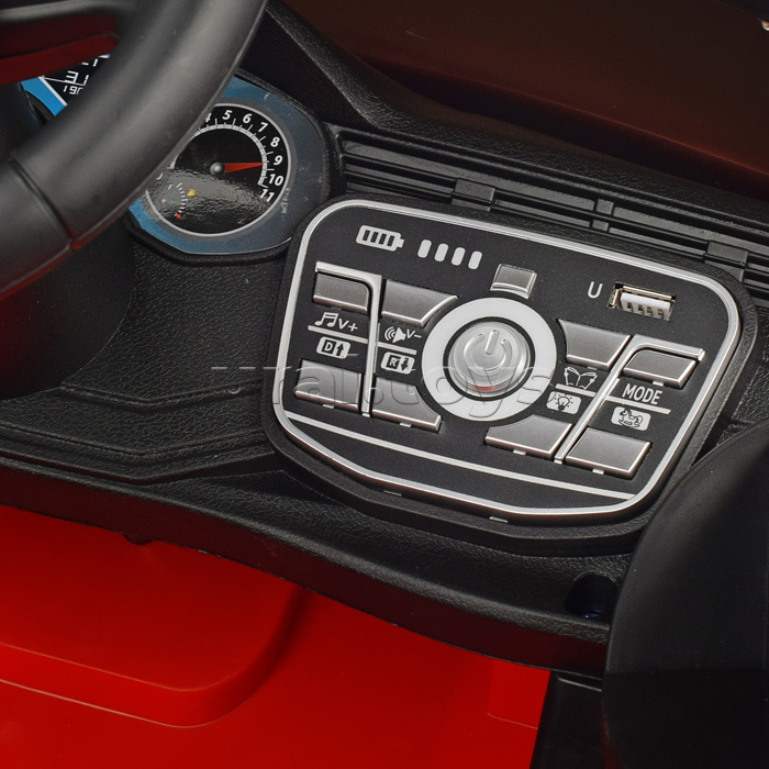 Электромобиль "Авто для прогулки" на аккумуляторе, с р/у управлением, в коробке (красный)