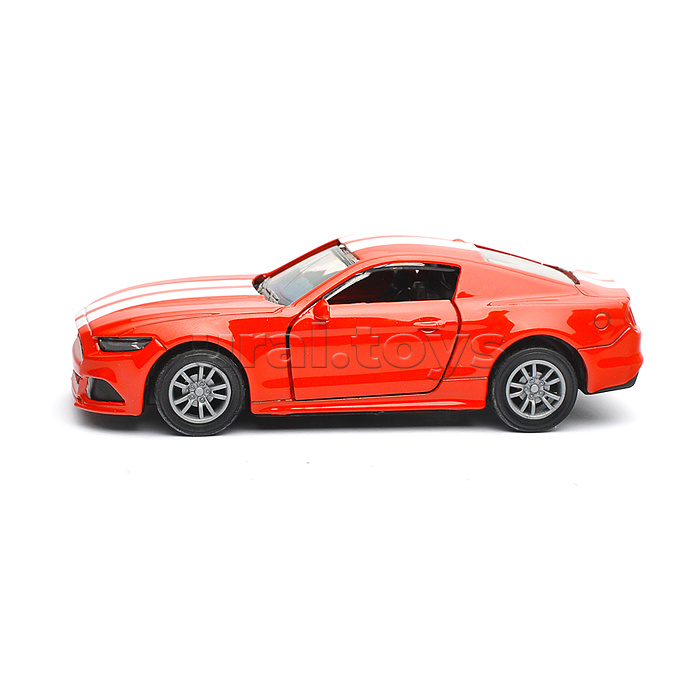 Красная инерционная машинка Спорткар с дизайном die-cast,1:32, открывающиеся двери