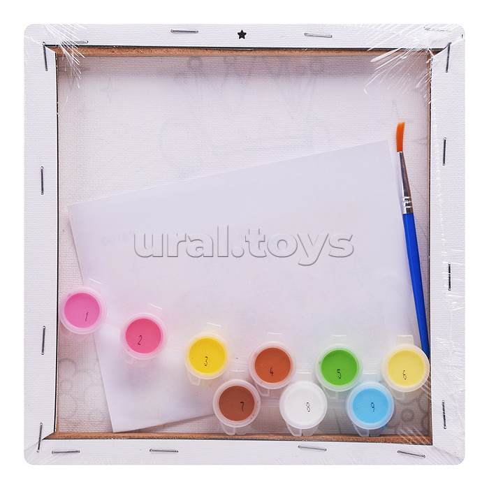 Картина по номерам "Принцесса Капибара" 20х20см