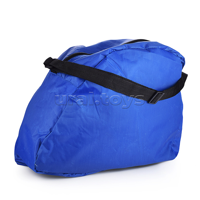 Ролики детские, размер M, синие (со шлемом и защитным снаряжением)