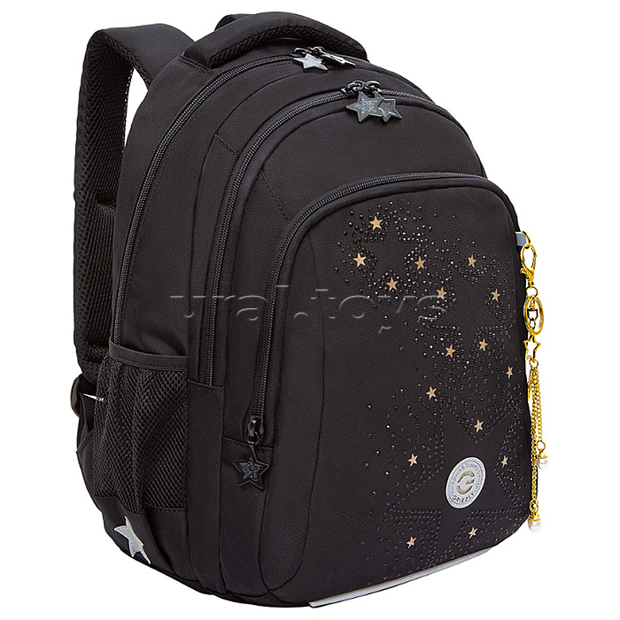 Рюкзак школьный с обвесом (/1 черный)