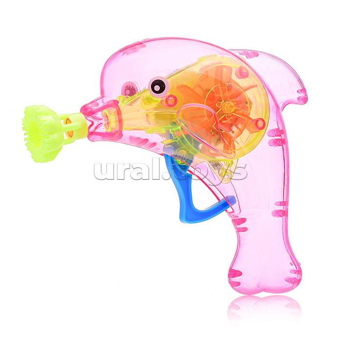 Пистолет для мыльных пузырей "Дельфин" в пакете
