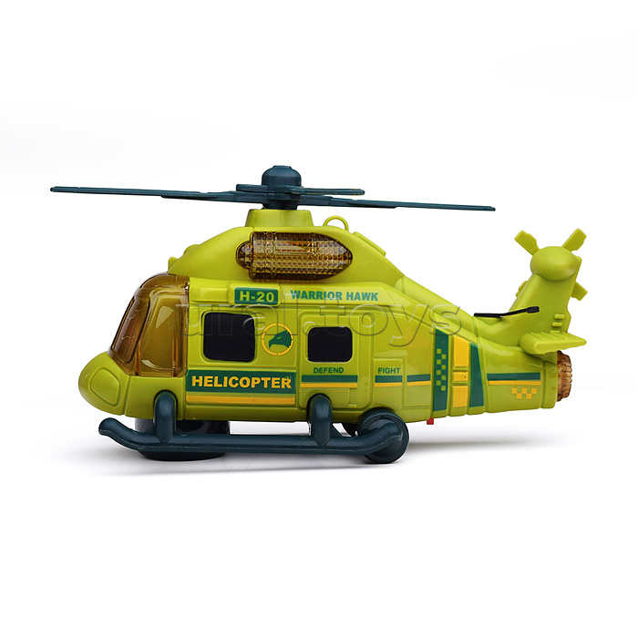 Вертолет "Парящая машина" на батарейках, с распылением, в коробке