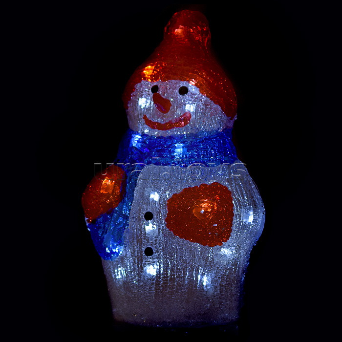 Новогоднее украшение "Снеговик" в коробке