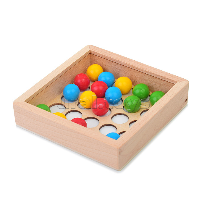 Игровой модуль с шариками "Соты" с карточками