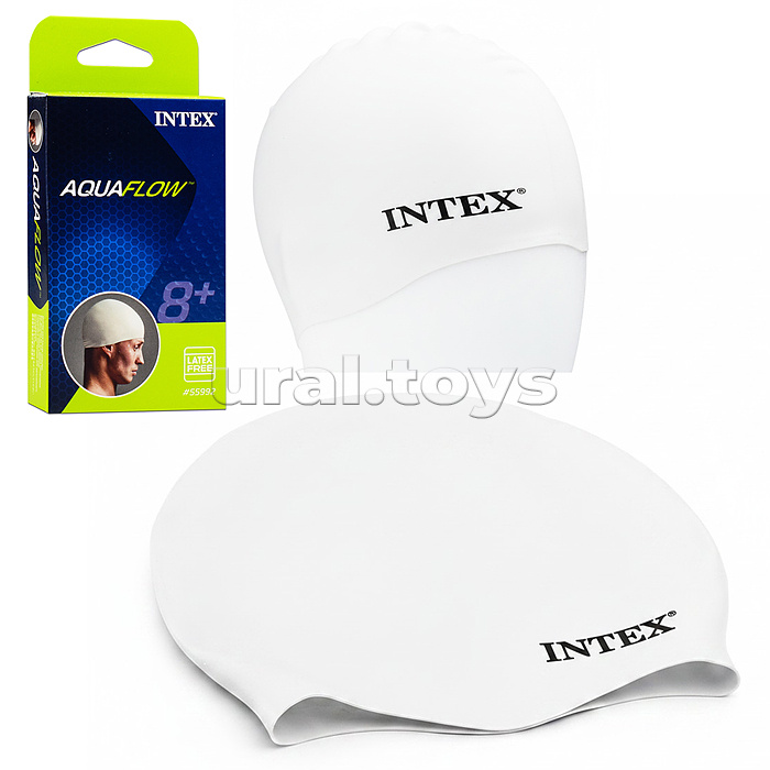 Шапка для плавания из силикона, от 8 лет, 3 цвета, 55992 INTEX