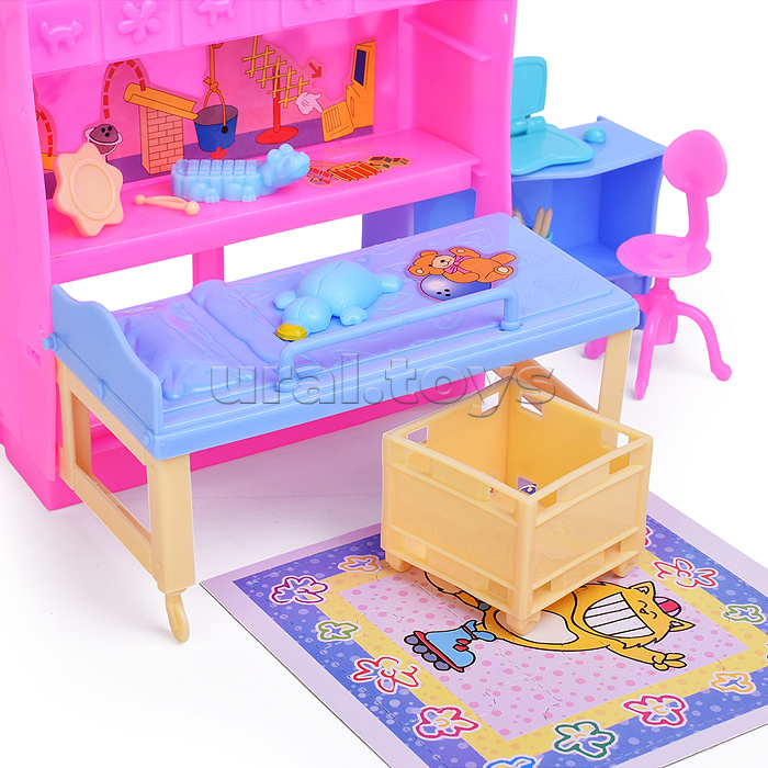 Набор мебели для кукол "Детская комната" в коробке