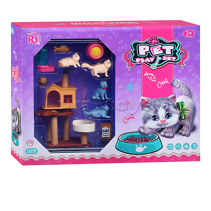 Игра питомец "Кошечка Мурка" в коробке Игра питомец "Кошечка Мурка" в коробке