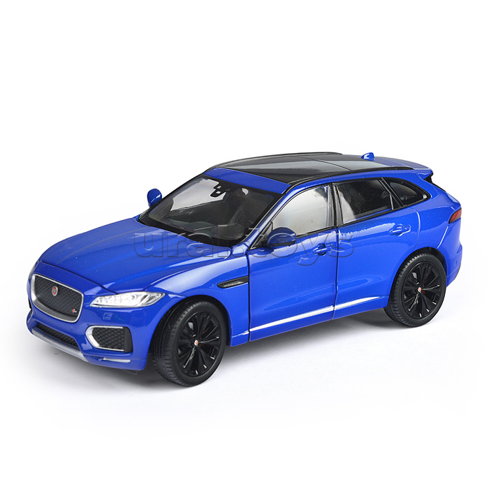 Машинка 1:24 Jaguar F-Pace, синий