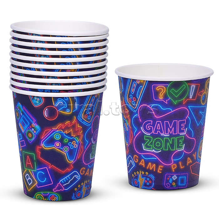 Набор посуды одноразовой "Game zone" стаканы (10 шт.)